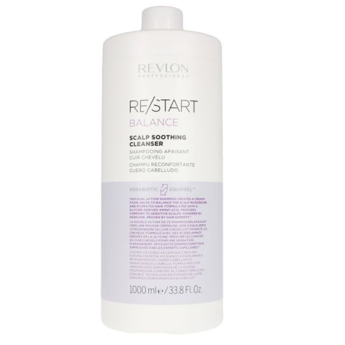 Re-Start Cleanser 1000ml Shampoo Soothing Balance Revlon Scalp